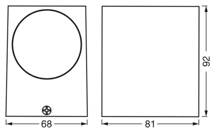 Lampa Ogrodowa Zewnętrzna Kinkiet Elewacyjny LED GU10 IP44 IK04 Biały Endura Ledvance