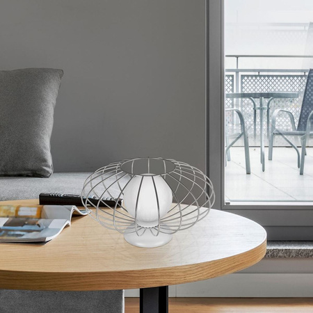 Lampka stołowa stojąca KRONOS 1xE14 IP20 Chrom Metal Milagro