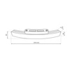 Zasilacz do Lamp LED szynowych magnetycznych 100W 48V SLIM ROUND MAGNETIC do śr. 900mm Milagro