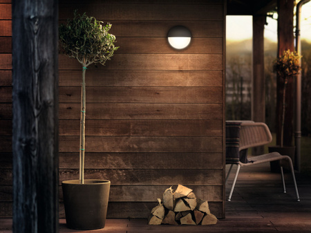 Kinkiet Ogrodowy Lampa Elewacyjna Zewnętrzna LED 5.5W 600lm 2700K IP44 Antracyt Capricorn Philips