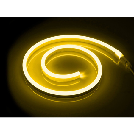 Taśma LED NEON 12V 10W 120LED Żółta IP67 6x12mm 1m Lumiled