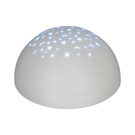 Lampka Dziecięca Bateryjna Przenośna Nocna LED 0.5W RGB Biały Lina Rabalux