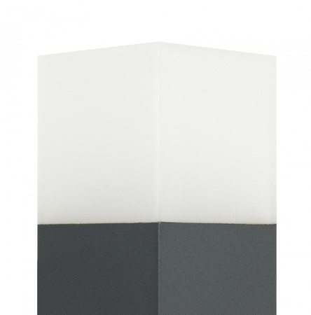 Lampa Ogrodowa Zewnętrzna Stojąca SŁUPEK Cube CB-330 DG E27 33cm Su-Ma