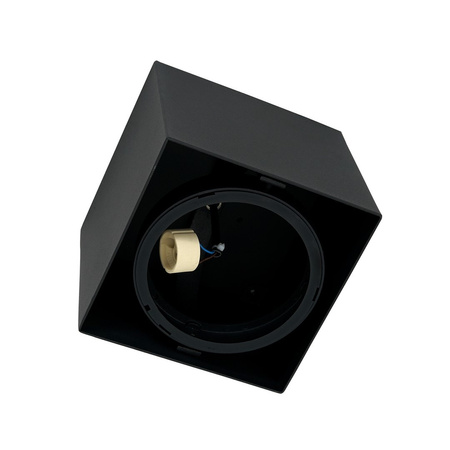 Oprawa Natynkowa Halogenowa Plaza 1xGU10 AR111 Czarna Spot Milagro