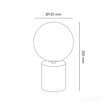 Lampka Biurkowa Oprawa Stołowa Dekoracyjna G9 Złota Elegance Kobi