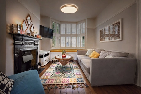 Lampa Sufitowa Plafon LED Oprawa Ściemnialna 36W 50cm Drewniana LEDVANCE