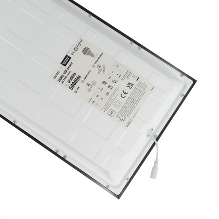 Panel LED 120x30 Kaseton Wpuszczany Podtynkowy 50W 5000lm 4000K Neutralna Czarny Ecolight