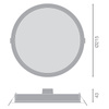 Oprawa Podtynkowa LED 30W 3000lm IP44 3000K Ciepła Downlight 21,5cm Okrągła LEDVANCE