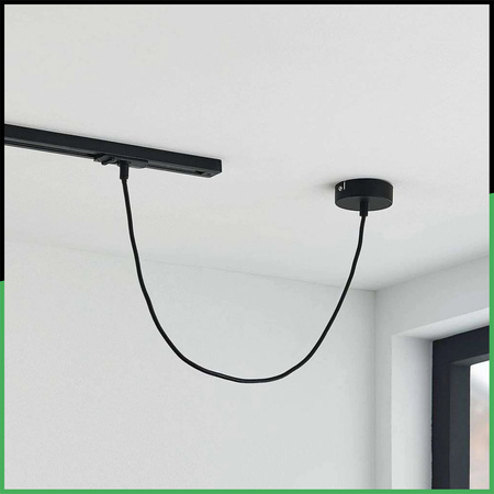 ADAPTER ZASILAJĄCY DO SZYNOPRZEWODÓW BAZA MONTAŻOWA 1F CZARNY LUMILED