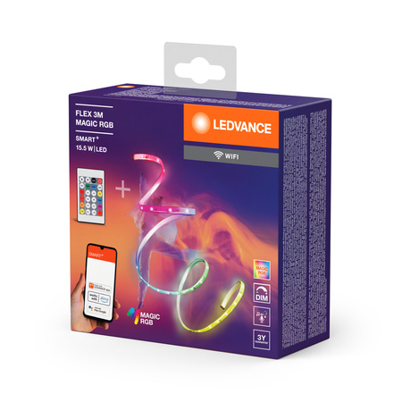 Taśma Pasek LED 15.5W RGB Pilot Ściemnialna 3m SMART+ WiFi Flex Ledvance