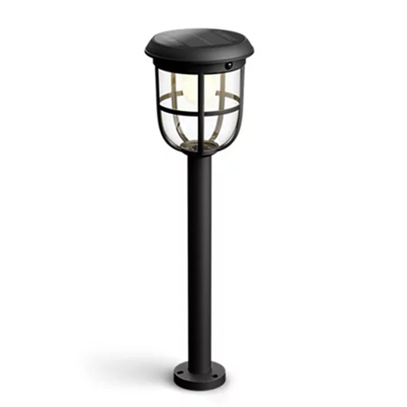 Lampa Ogrodowa LED Słupkowa Przyścieżkowa Solarna RADII 1,3W 3000K IP44 Czujnik Ruchu Zmierzchu PHILIPS