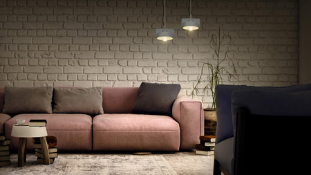 Lampa Wisząca Dekoracyjna Oprawa Oświetleniowa Ozdobna Beton E27 Szara LEDVANCE