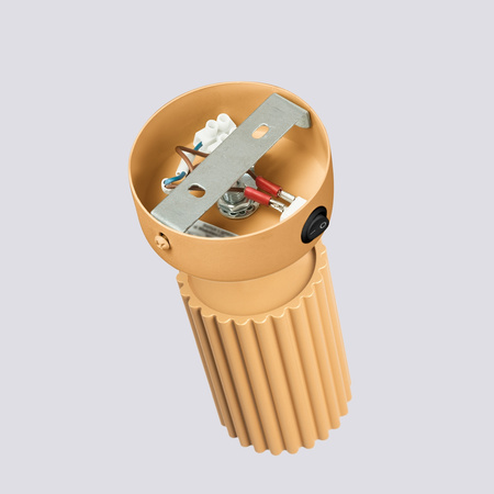 Lampa Ścienna Kinkiet Reflektor Tuba Spot 1x GU10 Złota Karbon Deep Space SL.1560 Sollux