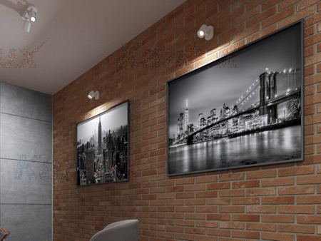 Oprawa lampa sufitowa LAURIN GU10 biała Kanlux