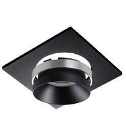 Oprawa sufitowa halogenowa kwadratowa SIMEN MR16 GU10 czarno-biała Kanlux