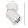 Lampa Sufitowa Ścienna TIMO Reflektor Oprawa Halogenowa Ruchoma 1xGU10 Biały LVT