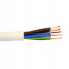 Przewód Kabel OWY H05VV-F 300/500V 5x4mm Biały 1m ELEKTROKABEL