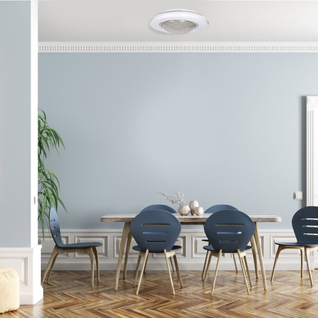 Plafon natynkowy QUASAR 24W LED Okrągła Retro EK75321 Milagro Tworzywo Sztuczne + Metal