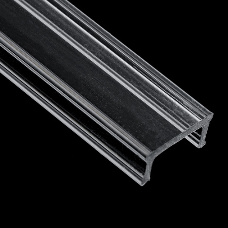 Klosz Przesłona do Profilu Natynkowego KM33 Przezroczysta 1m