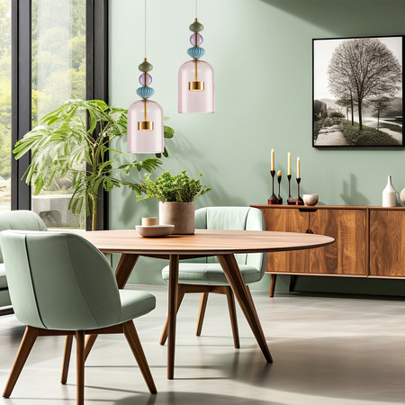 Lampa Wisząca Sufitowa ARTE 12W LED śr. 16cm mosiądz Milagro