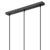 Lampa Wisząca Sufitowa AURELIA 3xE27 Czarna LM-3.152 Lamkur