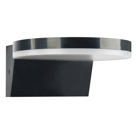 Kinkiet Zewnętrzny Oprawa Elewacyjna Lampa LED IP54 4000K Okrągła Czarna 