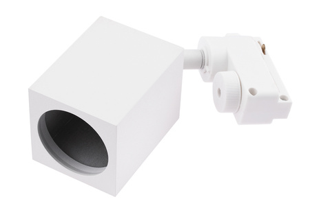 Reflektor Szynowy GU10 BRICK Biały do Szynoprzewodów Jednofazowych