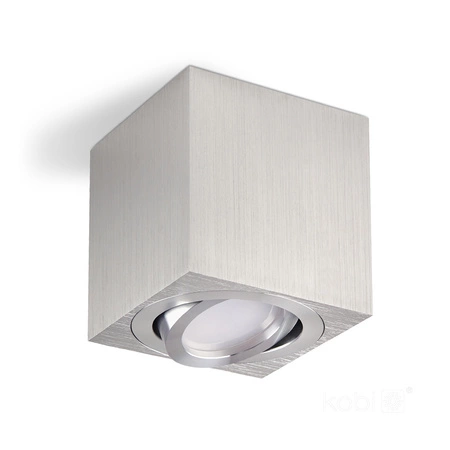 Oprawa Natynkowa Halogenowa Spot Tuba Kwadratowa GU10 Chrom OH37 Kobi