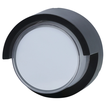 Kinkiet Ścienny LED Lampa Elewacyjna Zewnętrzna 12W 1400lm 4000K Neutralna 120° Czarny IP44 Essen Sanico Goldlux