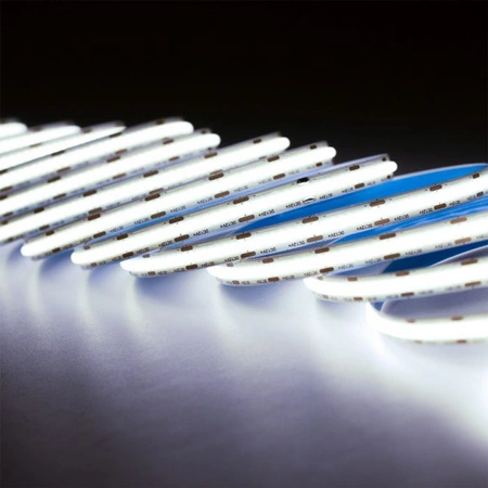 Taśma LED Pasek 12V COB 35W 300LED 2835 Zimna 8mm 5m ECOLIGHT
