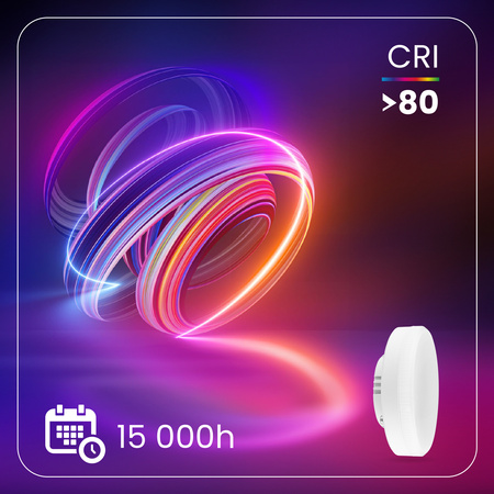 Żarówka LED GX53 Reflektor 12W = 75W 1100lm 4000K Neutralna 120° LUMILED