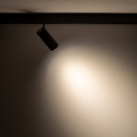 Reflektor Szynowy Lampa do Szynoprzewodów 1-fazowy LED 9W 780lm 3000K Ciepła Czarny Industrialna LVM SPOT 10142 Nowodvorski