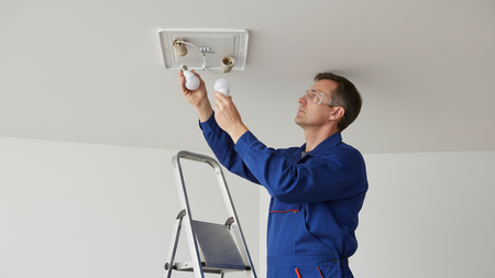 Plafon LED Lampa Sufitowa Natynkowa 2x E27 Biała Kwadratowa Ecolight