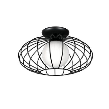 Lampa sufitowa żyrandol KRONOS 1xE14 IP20 Czarny Metal Milagro