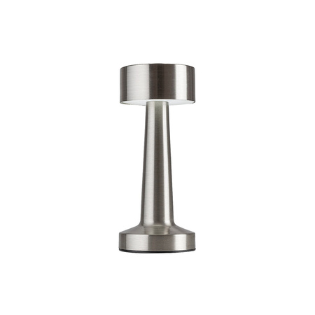 Lampa Stołowa Biurkowa Nocna Dekoracyjna 2.7W 40lm 3000-6000K CCT Srebrny Nowoczesny Senan Rabalux
