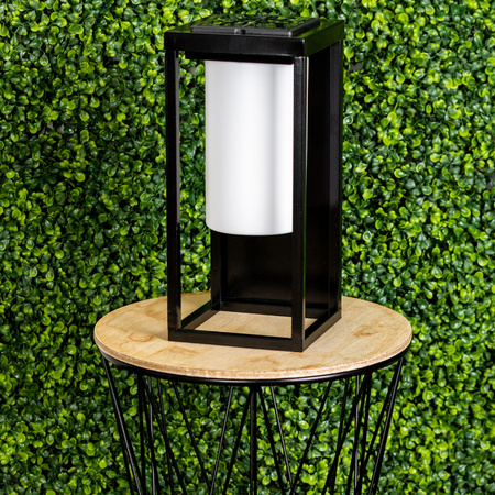 Lampa Solarna LED Zewnętrzna Ogrodowa Stojąca 3000K IP44 28,5cm Czujnik Zmierzchu