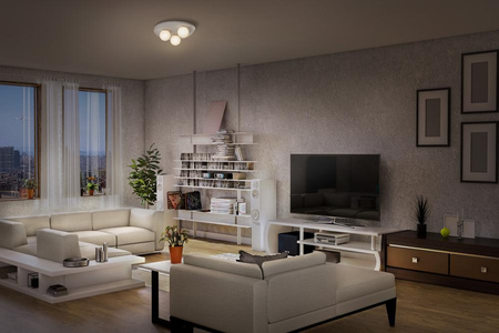 Lampa Sufitowa Dekoracyjna G9 Punktowa Szary Decor Ledvance