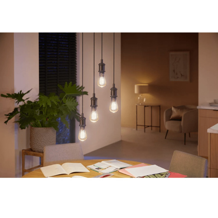 Żarówka LED Edison E27 ST64 7W CCT PHILIPS HUE White & Ambiance Filament Bluetooth Zigbee