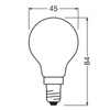 Żarówka LED P45 Kulka E14 1.2W = 25W 255lm 4000K Neutralna 330° 213lm/W CLASSIC ENERGY EFFICIENCY Osram