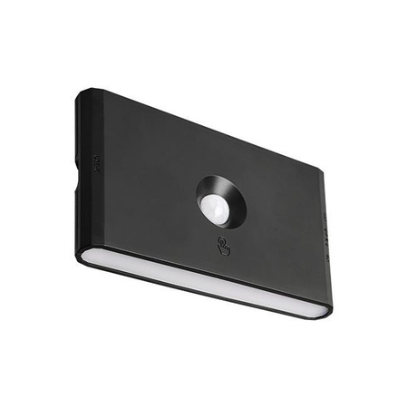 Lampa LED Akumulatorowa 1W 170lm 3000/4000/6500K CCT 180° z Czujnikiem Ruchu Ściemnialna Czarny Wolf Masterled