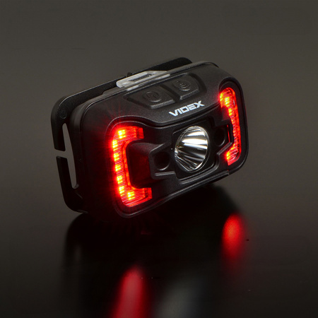 Latarka Czołowa Akumulatorowa LED 5W 310lm 7 Trybów Pracy Micro USB Wodoszczelna IP65 Videx