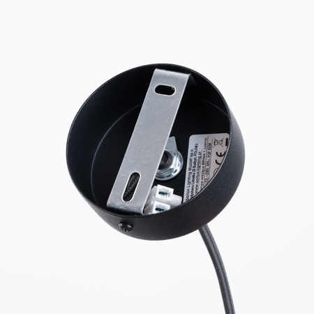 Lampa Sufitowa Wisząca Zwis G9 Nieregularna Czarna Nowoczesna Brina Sollux