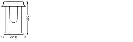 Lampa Ogrodowa Inteligentna Solarna Latarnia 3W 200lm 3000K Ciepła RGB+W Ściemnialna IP44 Czarny SMART+ Bluetooth Solar Ledvance