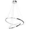 Lampa Wisząca Sufitowa ROTONDA Chrom 51W LED Milagro