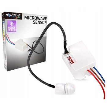 Czujnik Ruchu i Zmierzchu LED PIR z Kablem MINI 