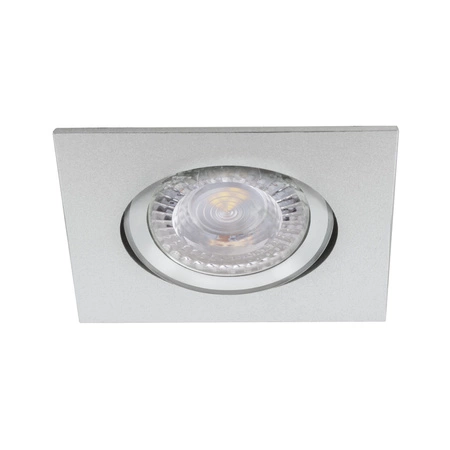 Oprawa sufitowa podtynkowa TESON PAR16 GU10 Chrom Kwadratowa Ruchoma KANLUX