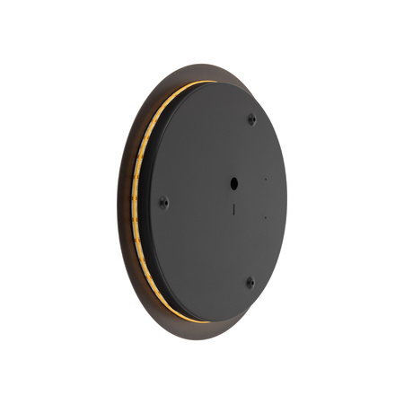 Kinkiet Ścienny Lampa Natynkowa LED 13W 160lm 3000K Ciepła Brązowa Nowoczesna RING LED L 10353 Nowodvorski