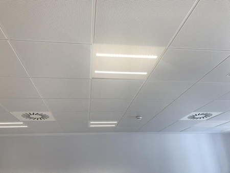 Panel LED Oprawa Biurowa Lampa Sufitowa 33W 4000lm 4000K Neutralna Ściemnialna Podtynkowa Natynkowa Biały 60x60cm UGR16 IndiviLED® Ledvance