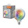 Żarówka LED E27 4.8W = 40W 470lm RGBW CCT Ściemnialna SMART+ WiFi Filament Globe Ledvance