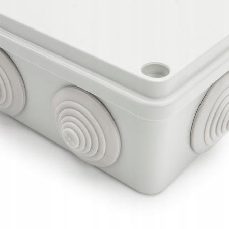 Puszka Instalacyjna Natynkowa Hermetyczna S-BOX 306 150x110x70 IP65 10 Dławików PAWBOL